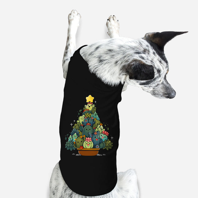 Succulents Xmas Tree-Dog-Basic-Pet Tank-Vallina84