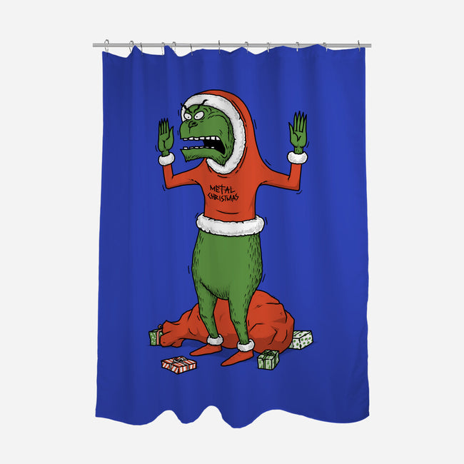 Grincholio-None-Polyester-Shower Curtain-pigboom