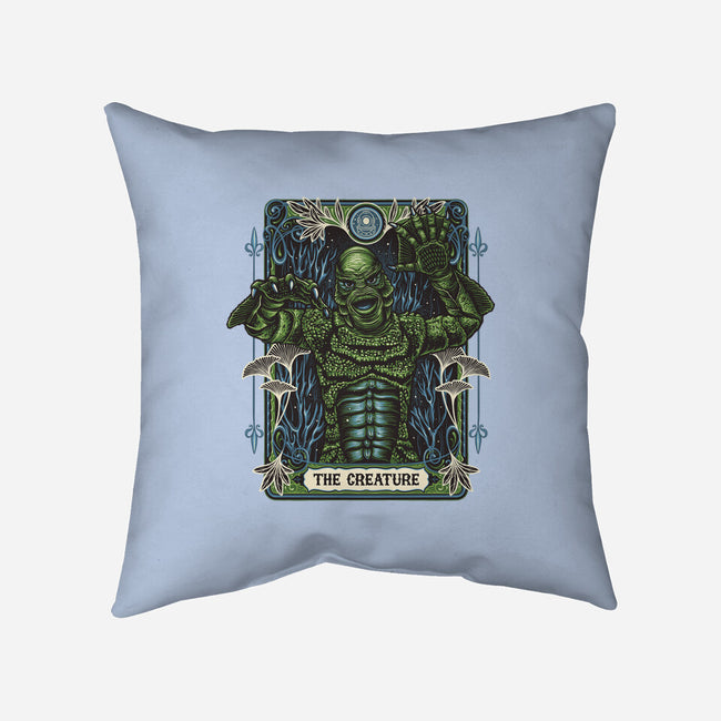 The Creature-None-Removable Cover w Insert-Throw Pillow-momma_gorilla