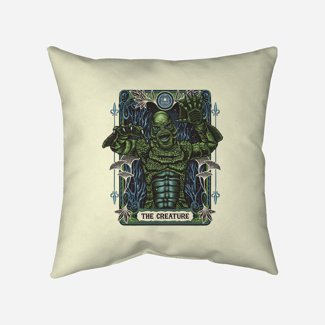 The Creature-None-Removable Cover w Insert-Throw Pillow-momma_gorilla