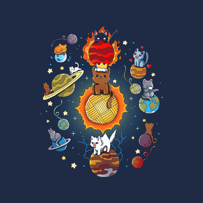 Kittens Solar System-Youth-Pullover-Sweatshirt-Vallina84