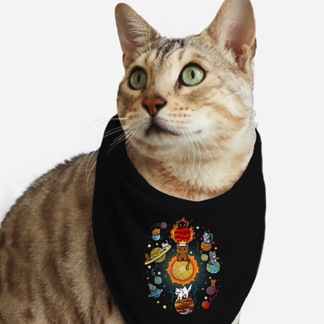 Kittens Solar System-Cat-Bandana-Pet Collar-Vallina84