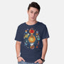 Kittens Solar System-Mens-Basic-Tee-Vallina84