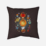 Kittens Solar System-None-Non-Removable Cover w Insert-Throw Pillow-Vallina84