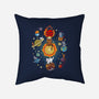 Kittens Solar System-None-Non-Removable Cover w Insert-Throw Pillow-Vallina84