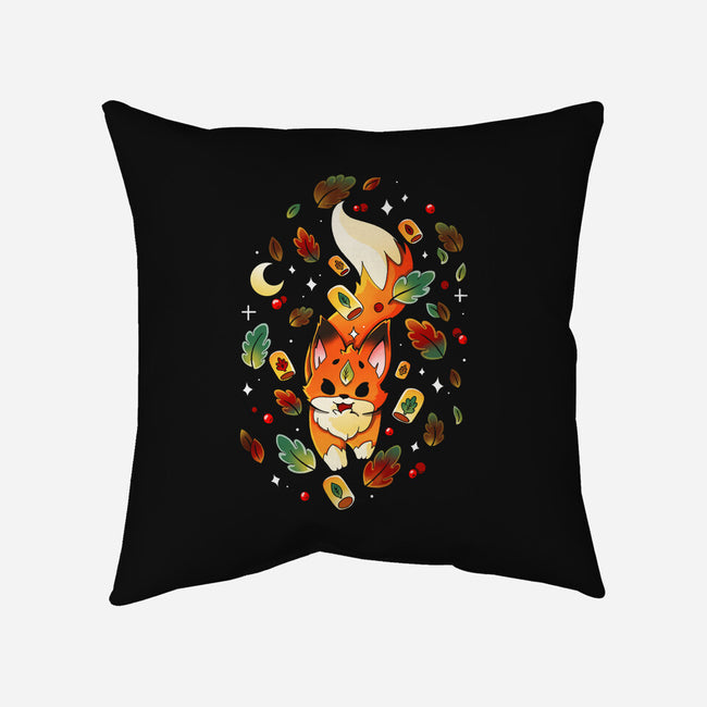 A Magic Fox-None-Non-Removable Cover w Insert-Throw Pillow-Vallina84