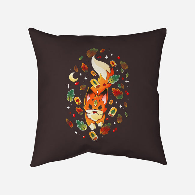 A Magic Fox-None-Removable Cover-Throw Pillow-Vallina84