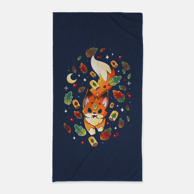 A Magic Fox-None-Beach-Towel-Vallina84