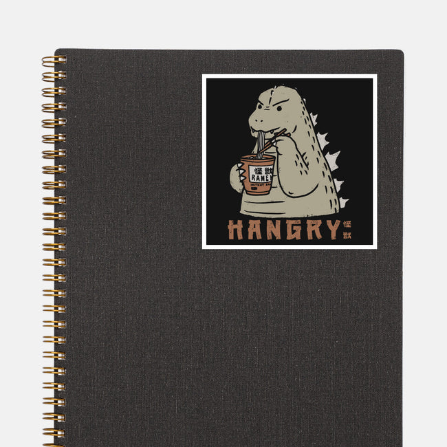 Hangry Kaiju-None-Glossy-Sticker-pigboom