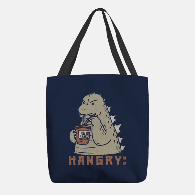 Hangry Kaiju-None-Basic Tote-Bag-pigboom