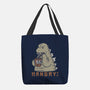 Hangry Kaiju-None-Basic Tote-Bag-pigboom