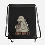 Hangry Kaiju-None-Drawstring-Bag-pigboom