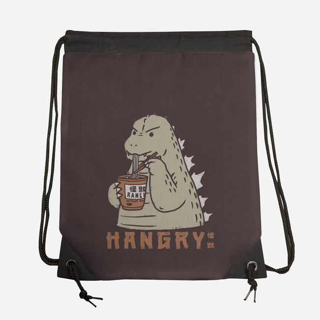 Hangry Kaiju-None-Drawstring-Bag-pigboom