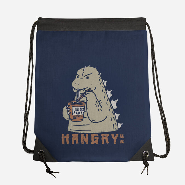 Hangry Kaiju-None-Drawstring-Bag-pigboom