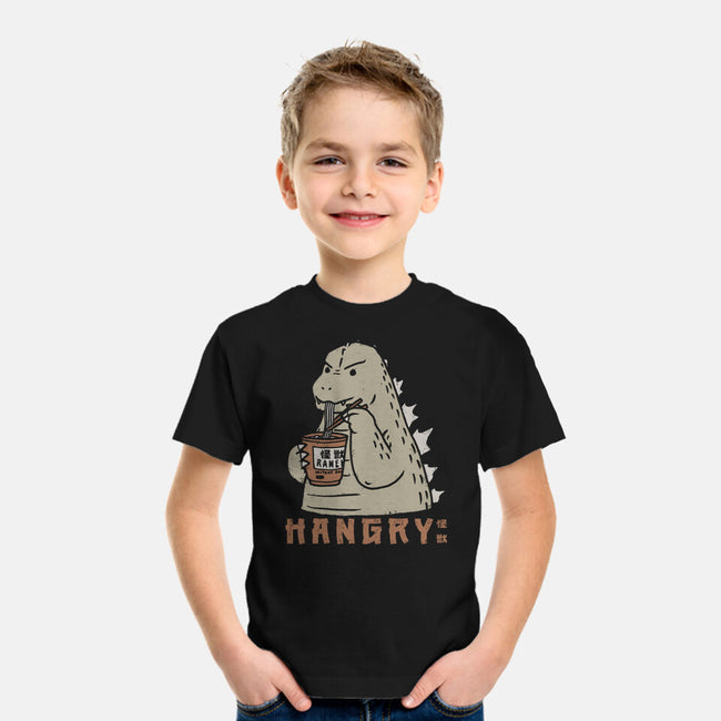 Hangry Kaiju-Youth-Basic-Tee-pigboom