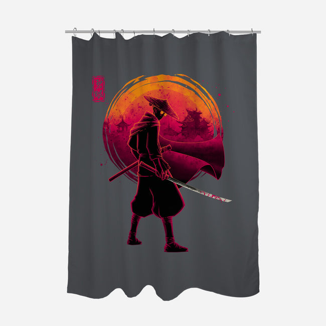 Revenge Of The Ronin-None-Polyester-Shower Curtain-teesgeex