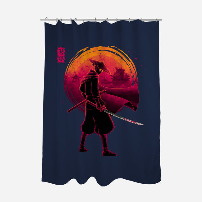 Revenge Of The Ronin-None-Polyester-Shower Curtain-teesgeex