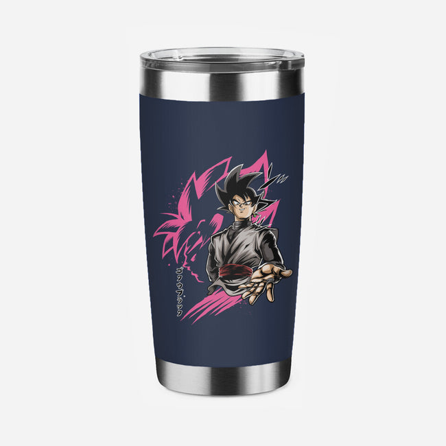 The Corrupted Saiyan-None-Stainless Steel Tumbler-Drinkware-Diego Oliver