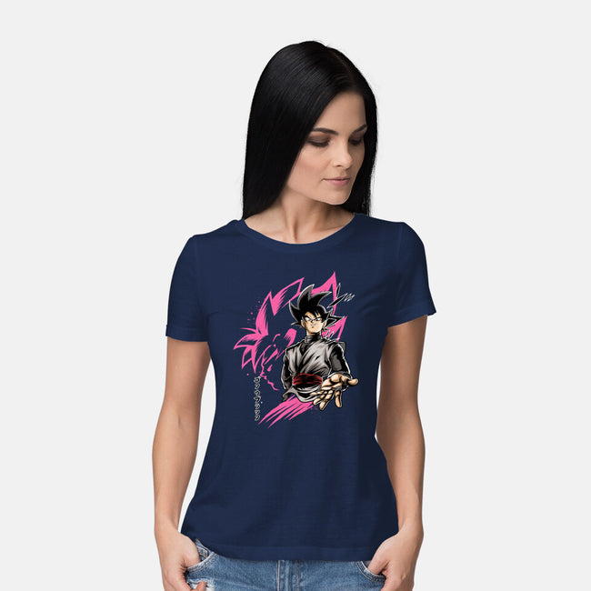 The Corrupted Saiyan-Womens-Basic-Tee-Diego Oliver