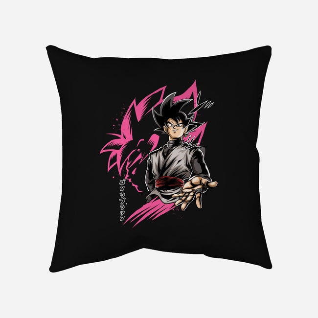 The Corrupted Saiyan-None-Removable Cover w Insert-Throw Pillow-Diego Oliver