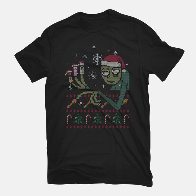 Mr. Fingers And Friends Ugly Sweater-Unisex-Basic-Tee-katiestack.art