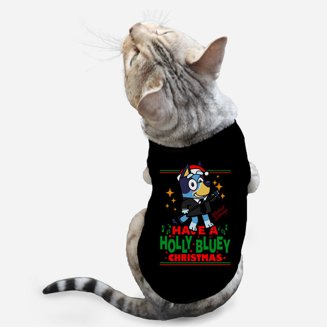Have A Holly Bluey Christmas-Cat-Basic-Pet Tank-Boggs Nicolas