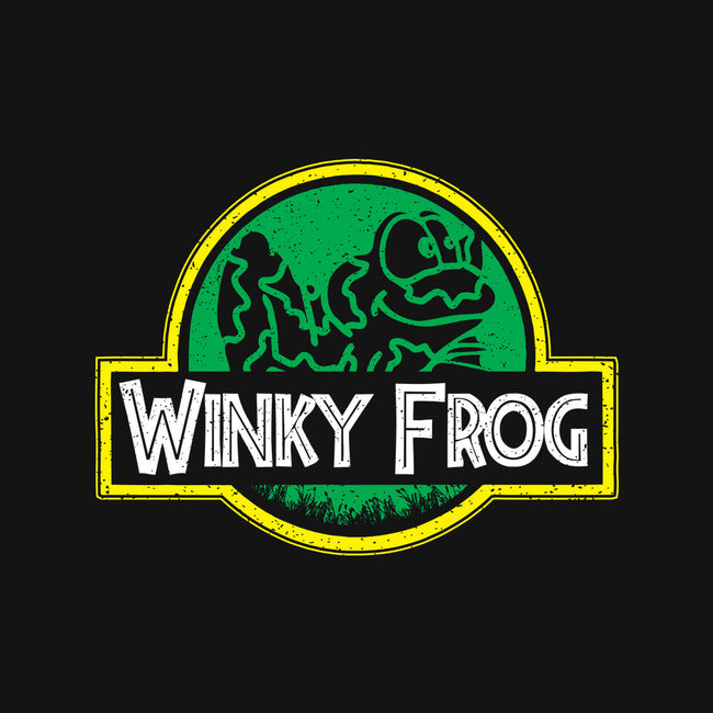 Winky Frog-None-Removable Cover-Throw Pillow-dalethesk8er