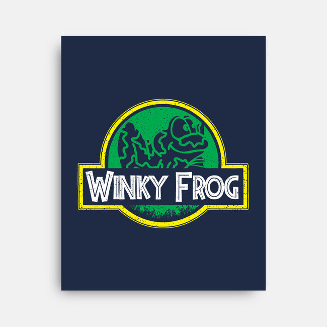 Winky Frog-None-Stretched-Canvas-dalethesk8er