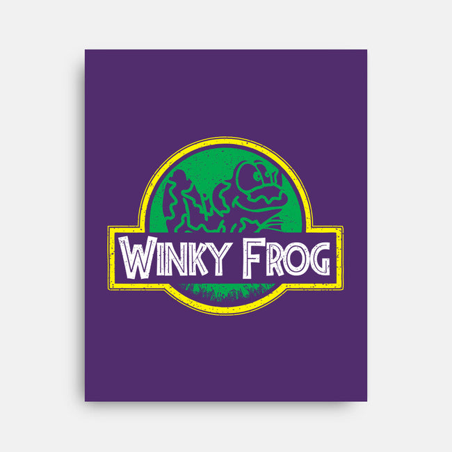 Winky Frog-None-Stretched-Canvas-dalethesk8er