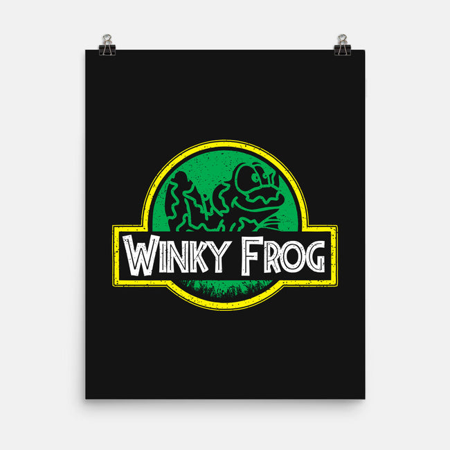 Winky Frog-None-Matte-Poster-dalethesk8er