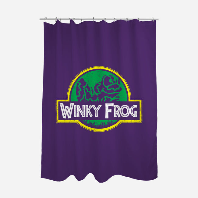 Winky Frog-None-Polyester-Shower Curtain-dalethesk8er