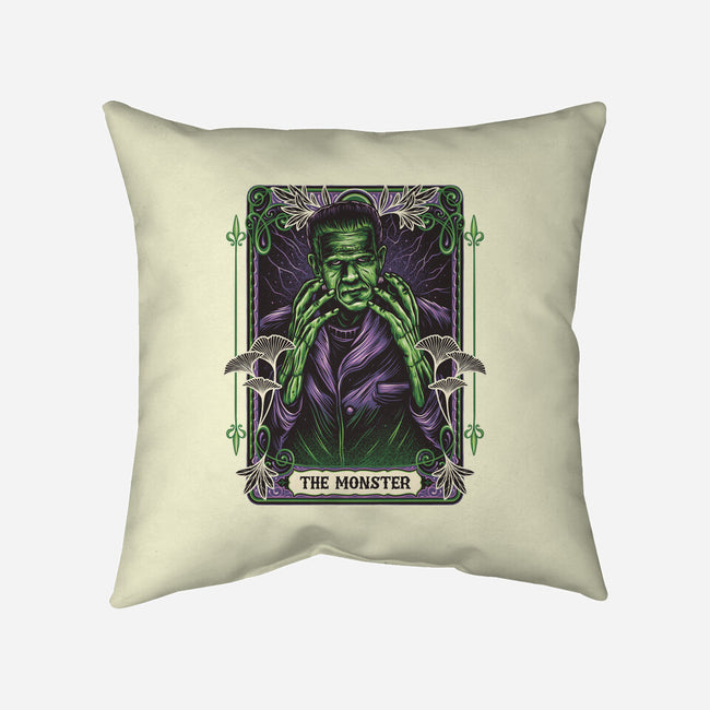 The Monster-None-Removable Cover w Insert-Throw Pillow-momma_gorilla