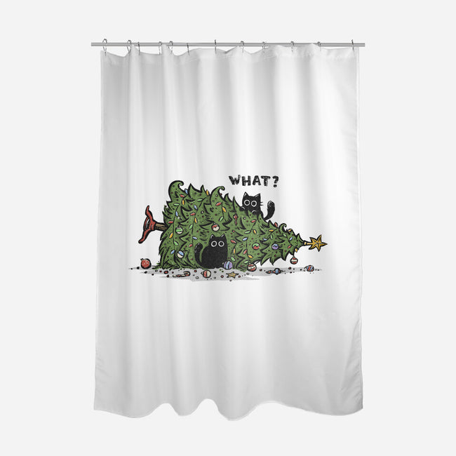Christmas Accident-None-Polyester-Shower Curtain-kg07