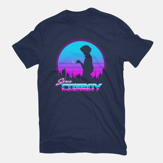 A Retro Space Cowboy-Womens-Fitted-Tee-ddjvigo