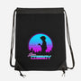 A Retro Space Cowboy-None-Drawstring-Bag-ddjvigo