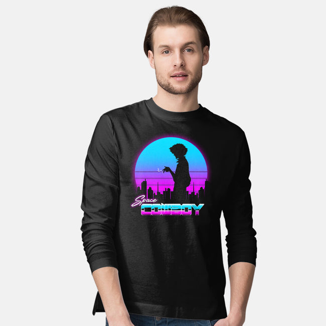 A Retro Space Cowboy-Mens-Long Sleeved-Tee-ddjvigo