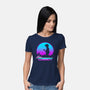 A Retro Space Cowboy-Womens-Basic-Tee-ddjvigo