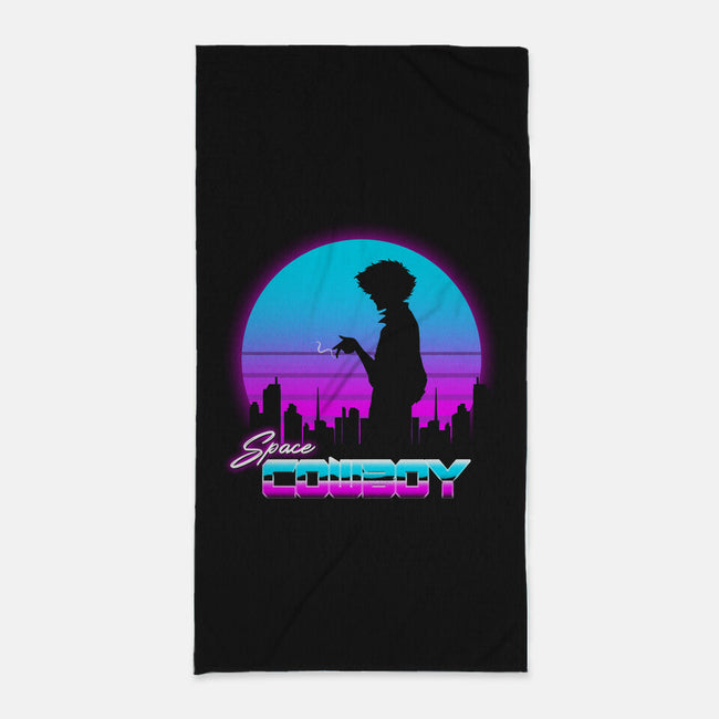 A Retro Space Cowboy-None-Beach-Towel-ddjvigo