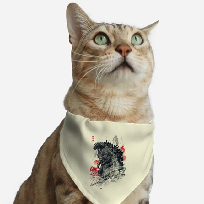 Fear The God Of Destruction-Cat-Adjustable-Pet Collar-ddjvigo