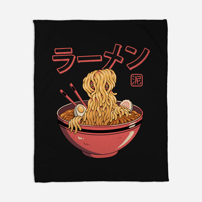 Ramen Ooze Monster-None-Fleece-Blanket-vp021