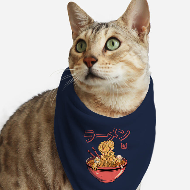 Ramen Ooze Monster-Cat-Bandana-Pet Collar-vp021