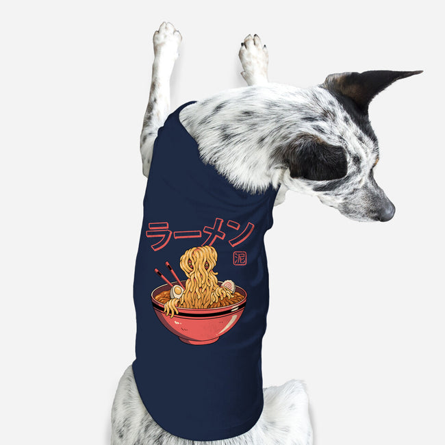 Ramen Ooze Monster-Dog-Basic-Pet Tank-vp021