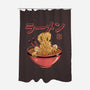 Ramen Ooze Monster-None-Polyester-Shower Curtain-vp021