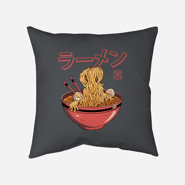 Ramen Ooze Monster-None-Non-Removable Cover w Insert-Throw Pillow-vp021