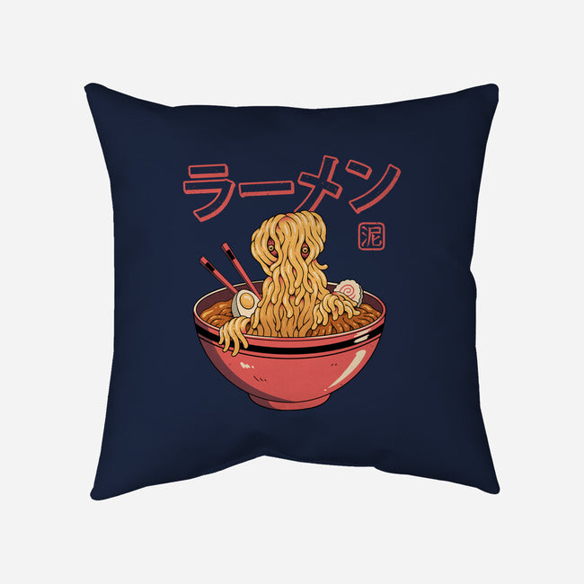 Ramen Ooze Monster-None-Removable Cover-Throw Pillow-vp021