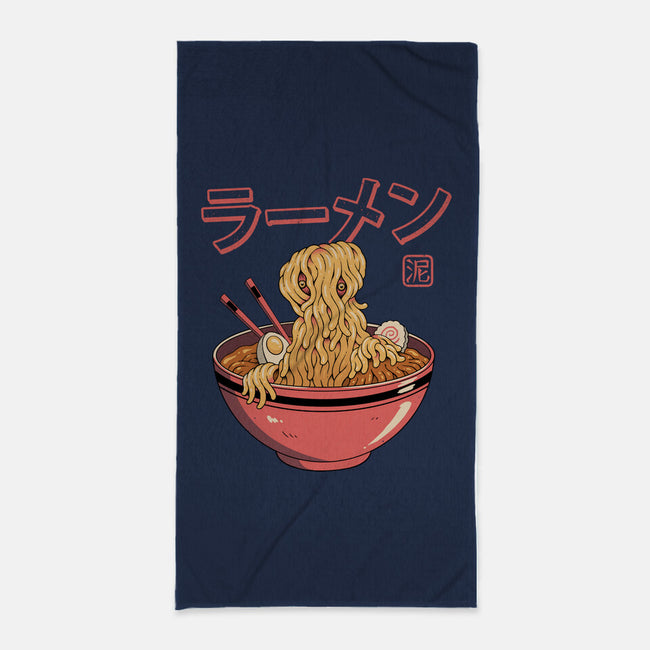 Ramen Ooze Monster-None-Beach-Towel-vp021