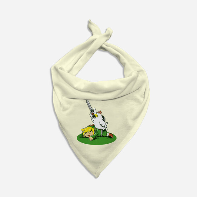 The Real Savior Chicken Game-Dog-Bandana-Pet Collar-LtonStudio