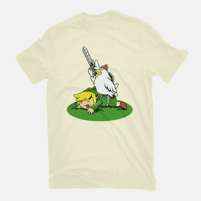 The Real Savior Chicken Game-Mens-Premium-Tee-LtonStudio