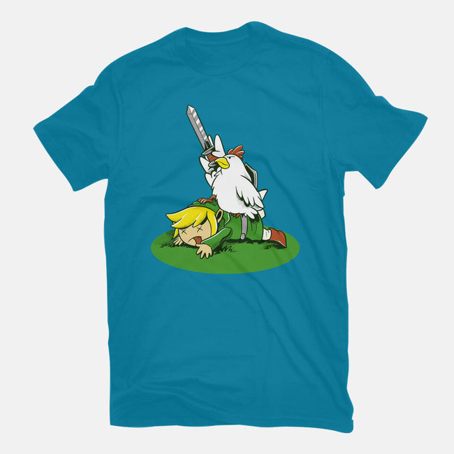 The Real Savior Chicken Game-Mens-Premium-Tee-LtonStudio