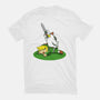 The Real Savior Chicken Game-Womens-Fitted-Tee-LtonStudio